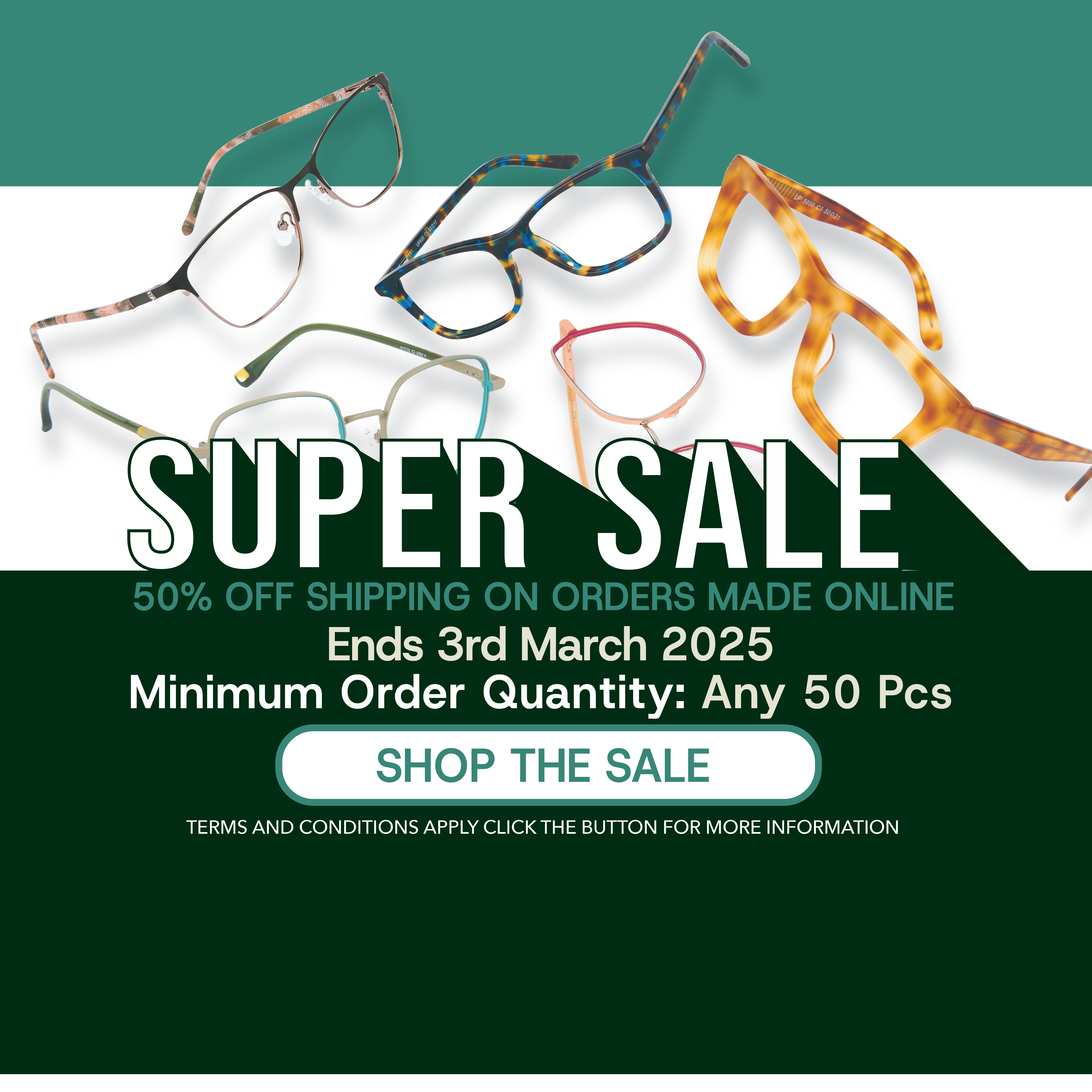 Super Sale - Minimum Order Quantity of 50 pcs