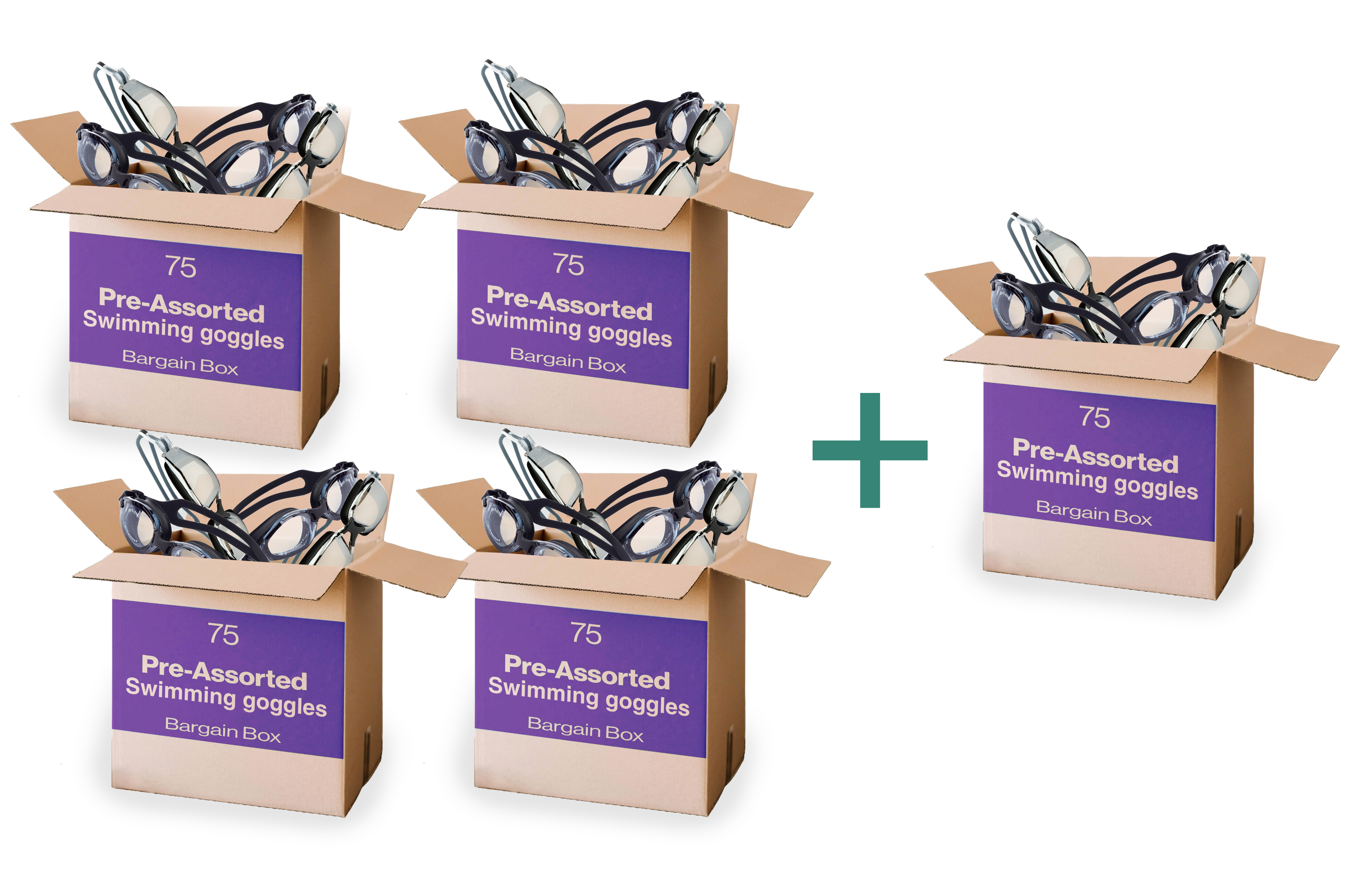 Bargain Box - Swimming Goggles x 75
