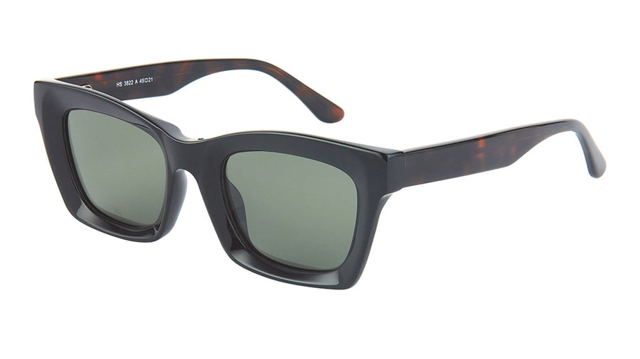 a-Black (Lens: Green)