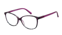 b: purple